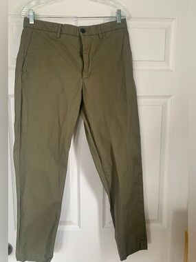 Banana Republic Lived-In Slim Pants Mens 32x30 Khaki Chino Casual